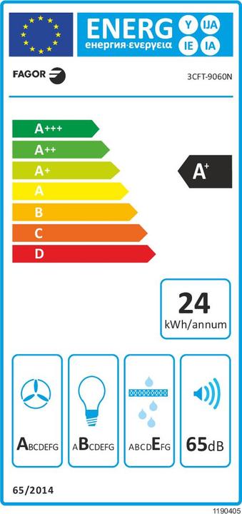 Etichetta energetica Fagor 3CFT-9060N (Cappuccio)
