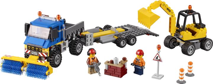 Actual product image LEGO Street cleaners and excavators (60152, LEGO City)