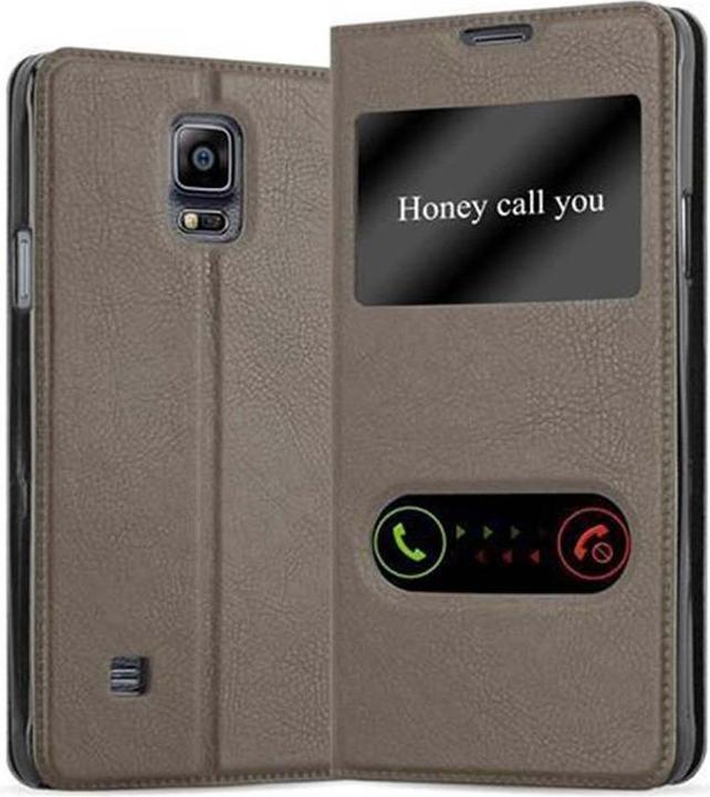 Immagine prodotto Cadorabo Custodia Book View Doppelfenster (Samsung Galaxy Note 4)