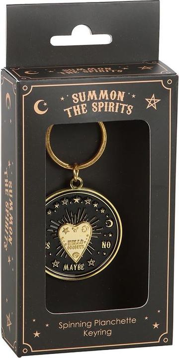 Actual product image Something Different Summon The Spirits Planchette Keyring