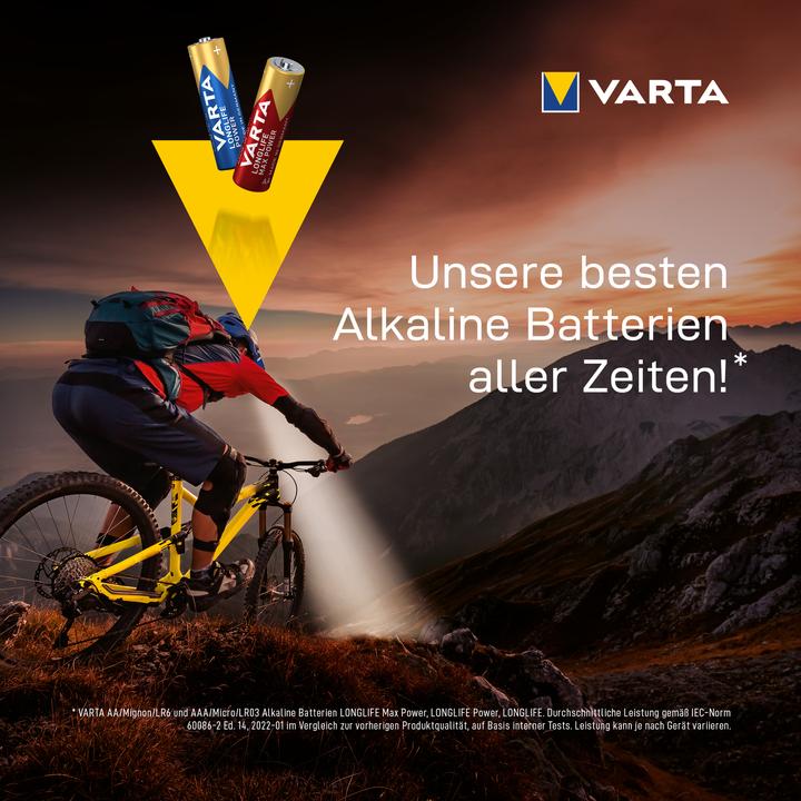 Actual product image Varta LongLife Max Power (4 pcs., AA, 2980 mAh)