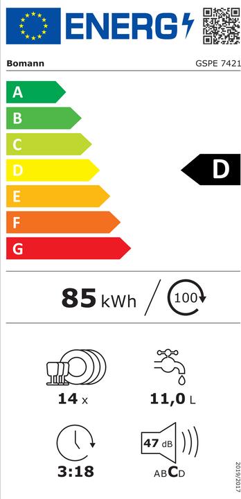 Energy Label Bomann GSPE 7421 VI