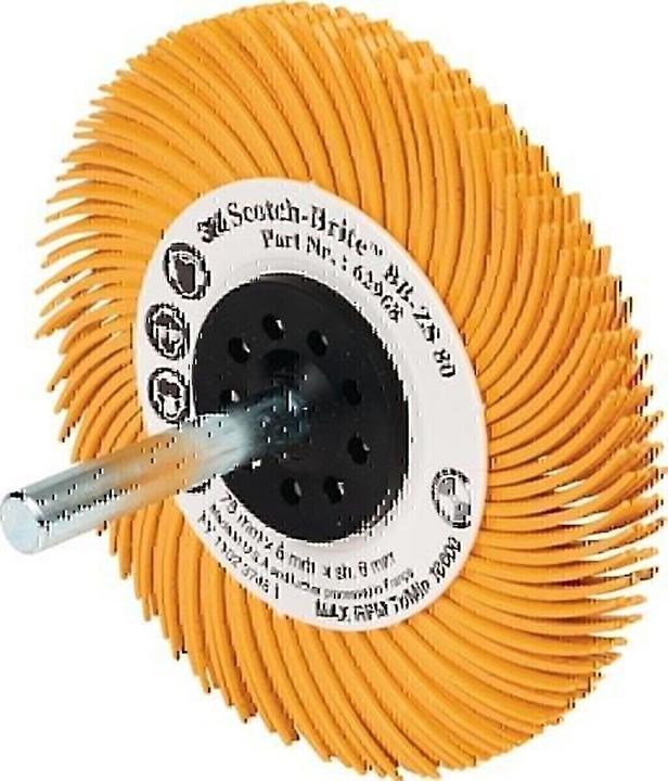 Image du produit 3M Disque à brosses radiales BB-ZS type C Ø 76,2 mm grain 80 jaune 15000 min-¹ (80)