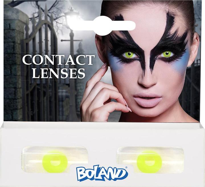 Actual product image Boland Contact lenses Krähe: 3-month lenses (Yellow)