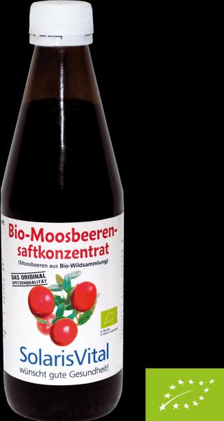 Actual product image SolarisVital Organic cranberry juice Konz (Liquid)