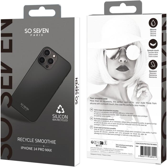 Produktbild So Seven Coque Smoothie Recyclee Noir Iphone 14 Pro Max (Apple iPhone 14 Pro Max)
