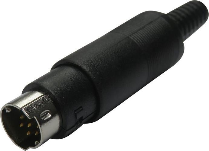 Produktbild RND High-End Mini-DIN-Steckverbinder, 100V, 1A, 8 Pole, Stecker