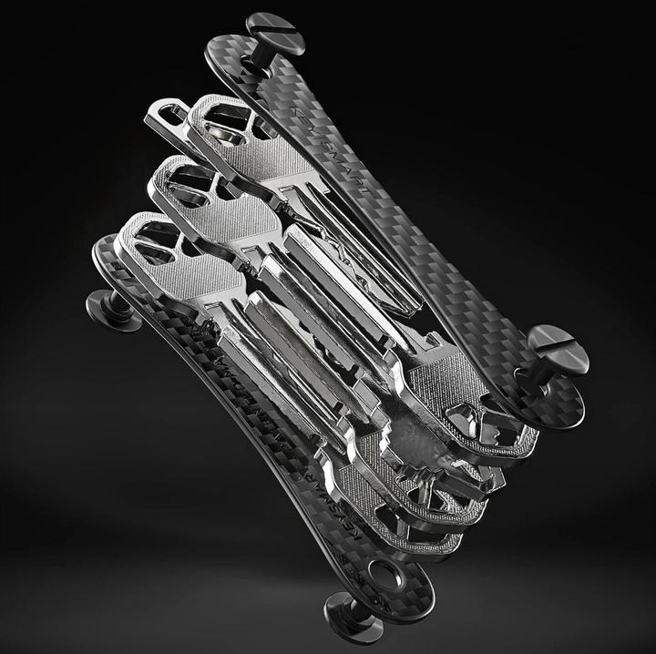 Actual product image Key Smart Keysmart Carbon Fibre 3k edition