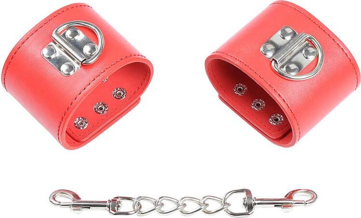 Actual product image Ohmama Fetish Wrist Restraint Snap Lock