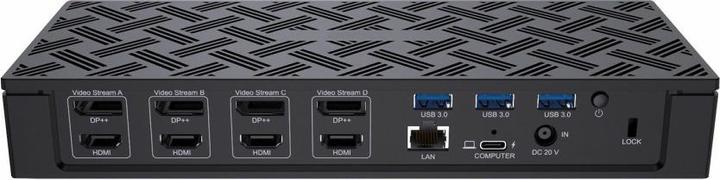 Produktbild MCL 18-PORT DOCKING STATION 4 DISPLAYS HDMI DP RJ45 USB 3.0 (USB-C, 1 Ports)