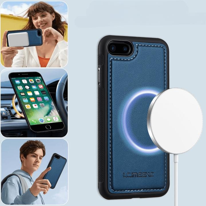 Produktbild LC.Imeeke iPhone SE / 8 / 7 - Teilbare Brieftasche 2-in-1 Handyhülle (Apple iPhone SE (3rd Gen), Apple iPhone 7, Apple iPhone 8, Apple iPhone SE (2nd Gen))