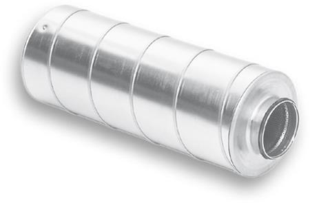 Produktbild Bluevent Blauer Lüftungsschalldämpfer SLL 160600 mit 50 mm Isolierung.