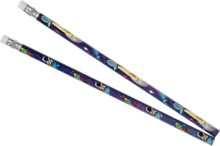 Actual product image LG-Imports Weltall Bleistifte mit Radiergummi Weltraum Party (12 x)