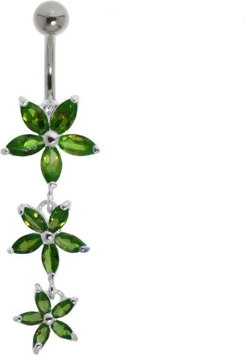 Immagine prodotto Bijouteria Piercing ventre (Acciaio inossidabile, Argento 925, Vetro (di orologio))