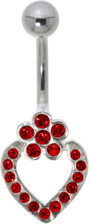 Bijouteria Bauchpiercing (Edelstahl, Silber 925, Kristall)
