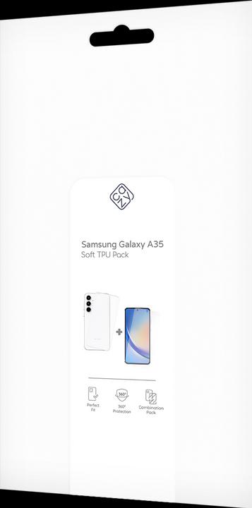 Actual product image Cazy Silicone Case Compatible with Samsung Galaxy A35 - Soft TPU Transparent Protection + Display (Samsung Galaxy A35)
