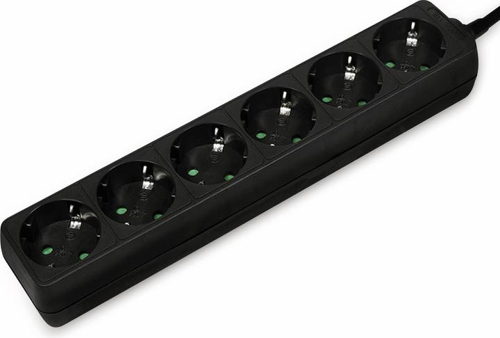 Produktbild LogiLink Steckdosenleiste (6 x, CEE 7/3, 1.50 m)