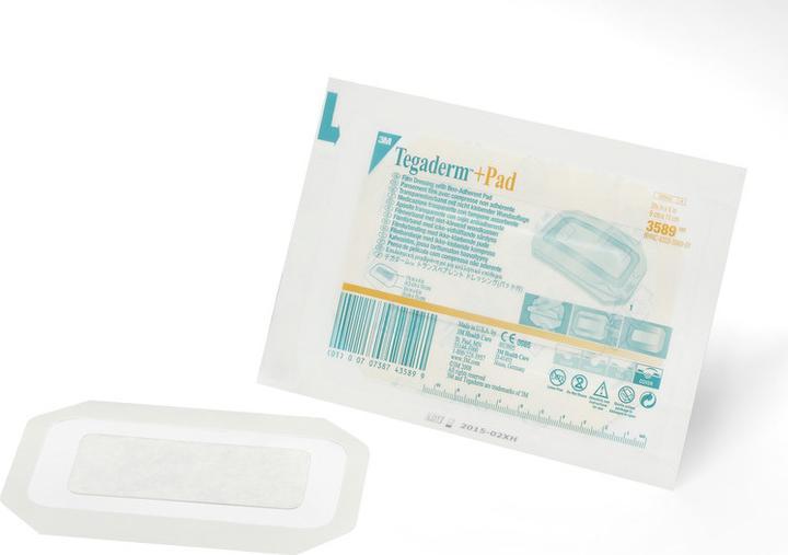 Image du produit 3M TEGADERM+PAD 9x15cm Kis pour plaies 4.5x10cm (n) 25 pces (25 x)