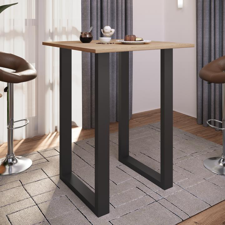 Produktbild VCM Holz Bartisch Stehtisch Xona 80x80 (80 x 80 x 102 cm)