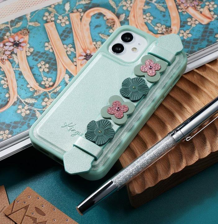 Image du produit Kingxbar Sweet Series étui décoré avec des cristaux Swarovski originaux iPhone 12 Pro Max noir (Apple iPhone 12 Pro Max)
