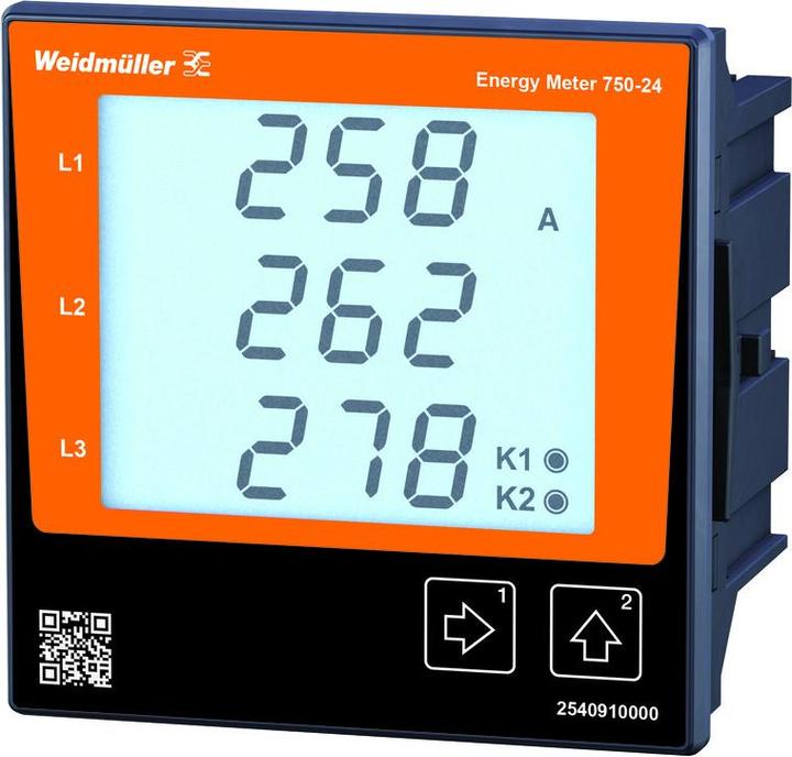 Actual product image Weidmüller Modbus RTU/TCP measuring device