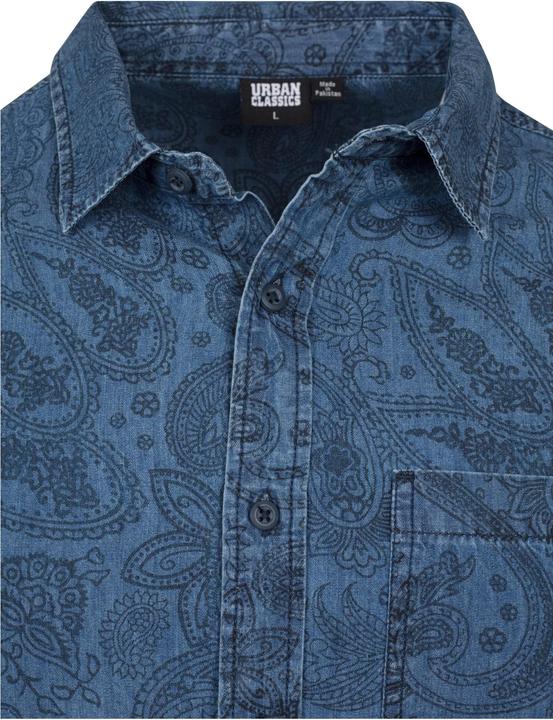 Immagine prodotto Urban Classics Camicia di jeans stampata Paisley (S)