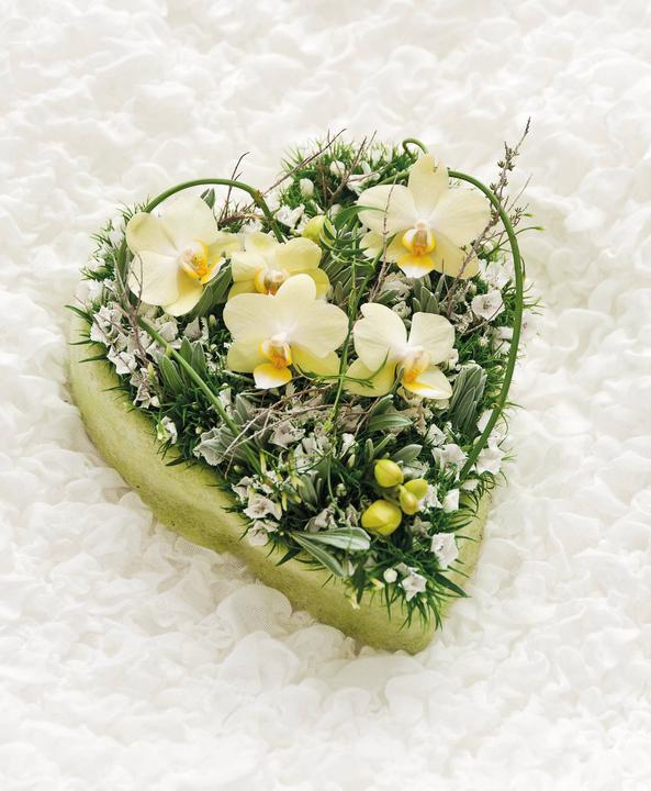 Produktbild Opiflor Steckschaumherz Forever 36 cm x 42 cm x 5 cm
