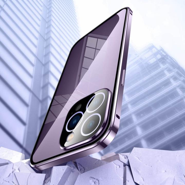 Actual product image Cover-Discount iPhone 16 Pro - Magnetic 360° premium protective case with armoured glass (Apple iPhone 16 Pro)