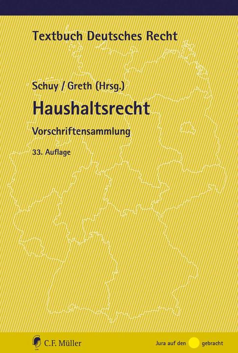 Produktbild Haushaltsrecht (Deutsch, Silke Greth, Johannes Schuy, 2024)