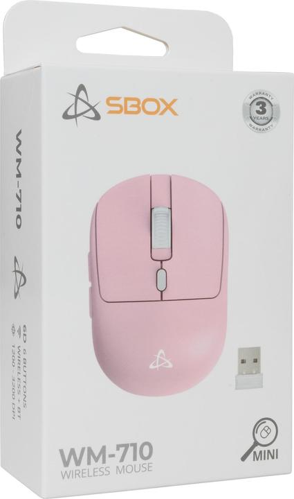 Productafbeelding Sbox WM-710 Roze Draadloos (Draadloze)