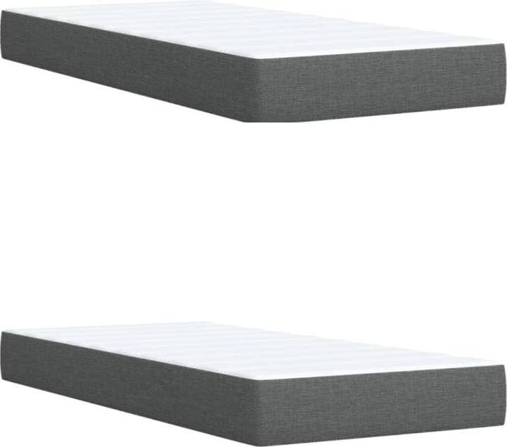Produktbild VidaXL Bo x springbett mit Matratze 200 x 200 cm Stoff (200 x 200 cm, 200 x 200 cm)