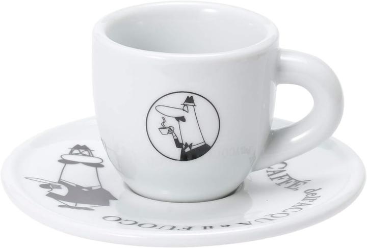 Immagine prodotto Bialetti Y0TZ033 Set di 4 tazze demitasse Carosello (50 ml, 4 x)