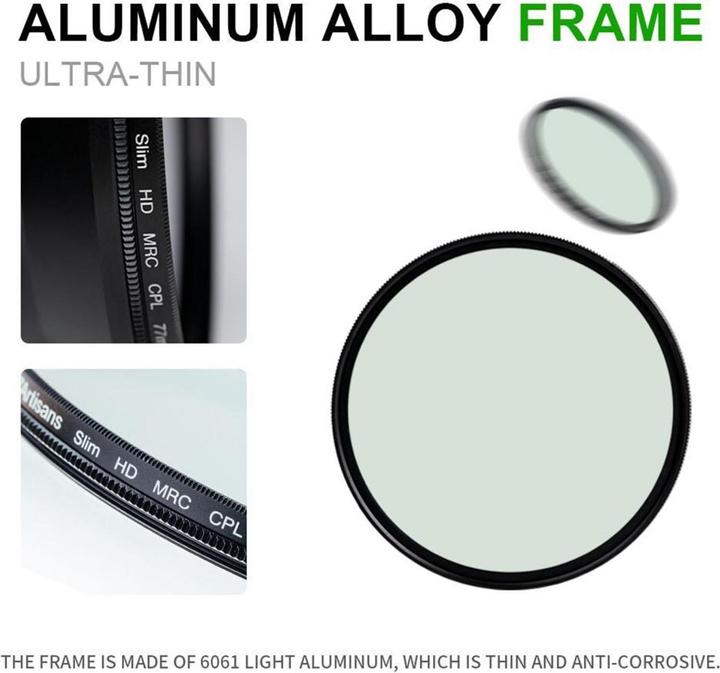 Produktbild 7artisans Polfilter CPL – 82 mm (82 mm, Polarisationsfilter, 82 mm)