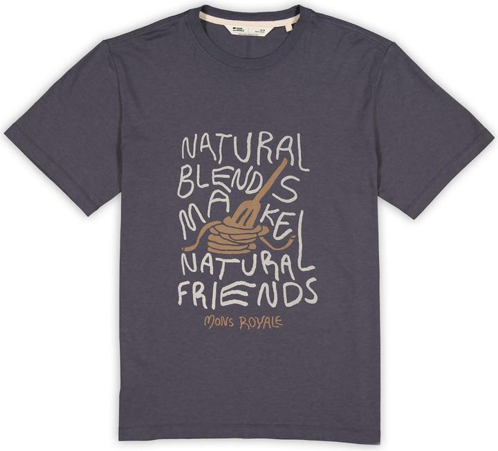 Actual product image Mons Royale Yonder Merino Organic Cotton T-Shirt (L)