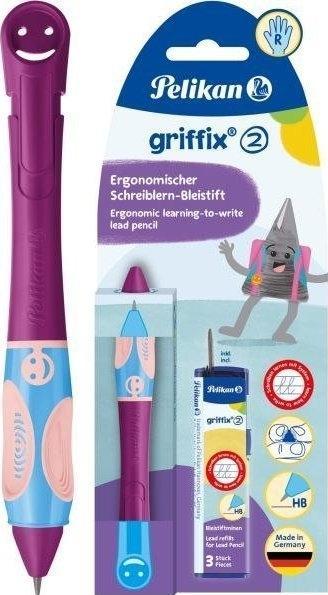 Actual product image Pelikan Pencil 'Griffix' RH (HB, 1 x)