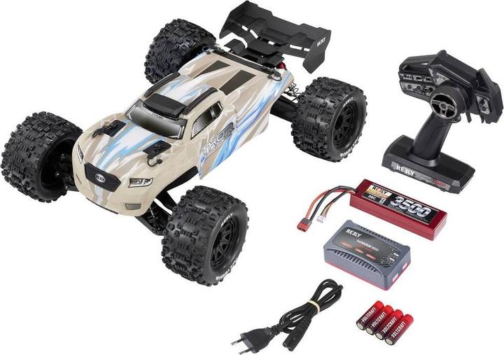 Produktbild Reely Thor Kreidegrau Brushless 1:10 RC Modellauto Elektro Monstertruck Allradantrieb (4WD) 100% Rt (RTR Ready-to-Run)