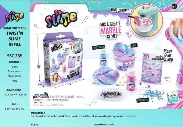 Actual product image Canal Toys Twist & Slime refill pack