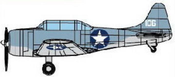 Actual product image Trumpeter Sbd-3 Dauntless