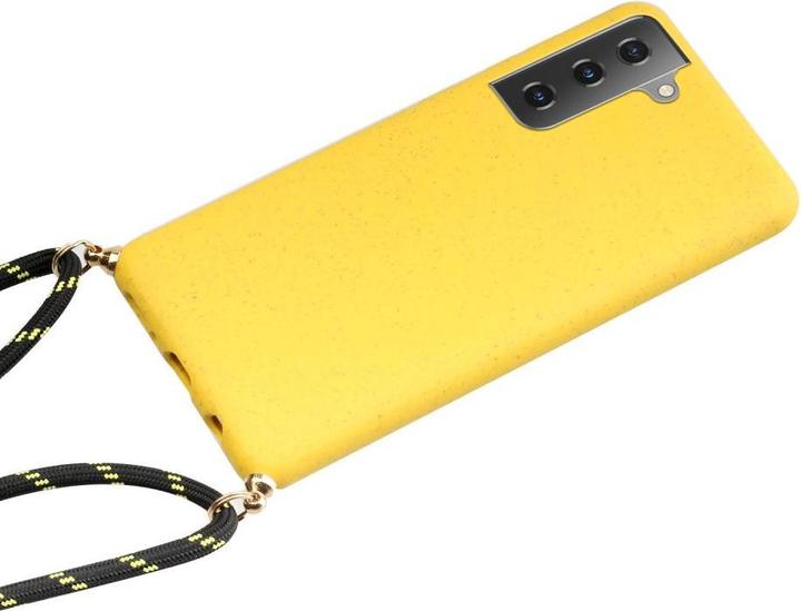 Produktbild Cover-Discount Galaxy S21+ - Hülle mit Umhängeband gelb