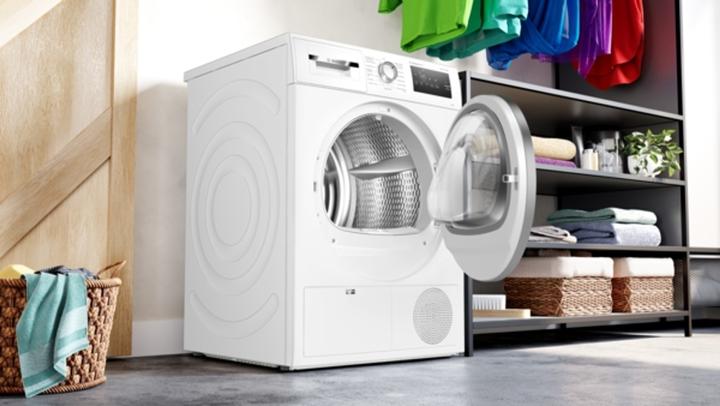 Image du produit Bosch Hausgeräte Sèche-linge à pompe à chaleur MDA Série4,Express WTH85VH3 (8 kg, Droite)