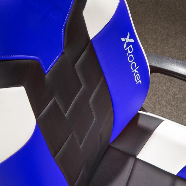 Produktbild X Rocker Gaming Stuhl Saturn Kinder /grau/blau