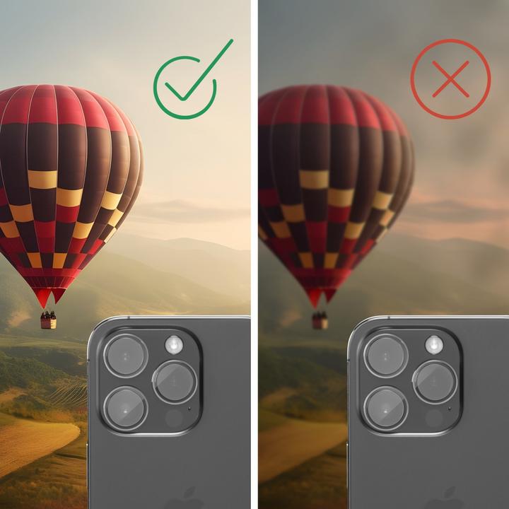 Actual product image Hama Lens Protect (3 Piece, Apple iPhone 16 Pro, Apple iPhone 16 Pro Max)
