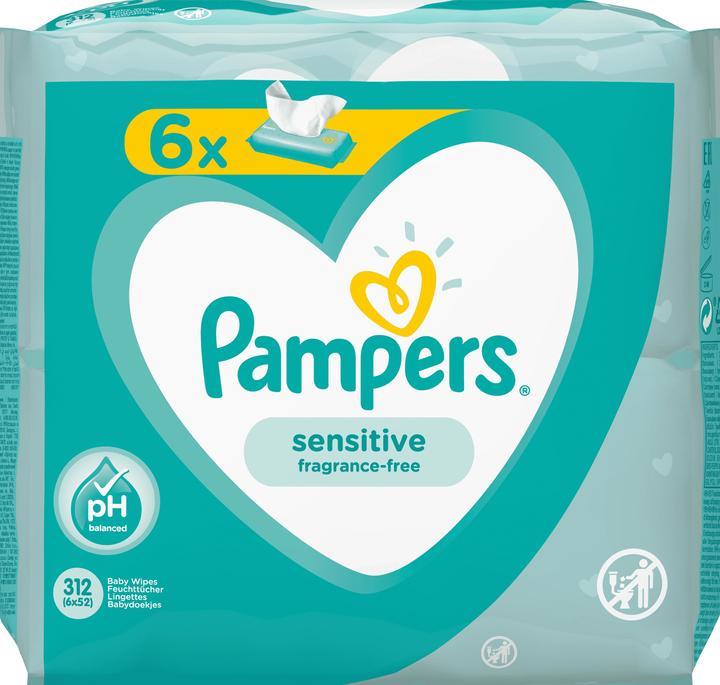 Produktbild Pampers Sensitive (312 Stück)