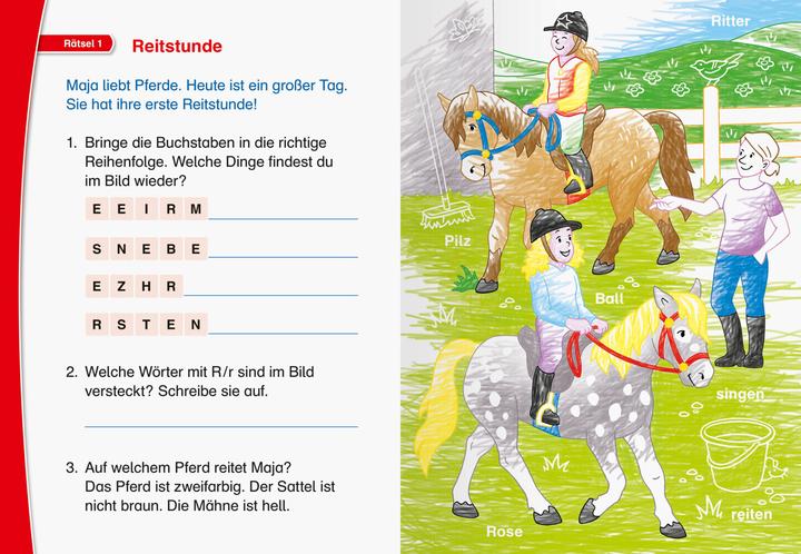 Immagine prodotto Ravensburger Enciclopedia della lettura Puzzle divertenti Puzzle magici da colorare per imparare a leggere: