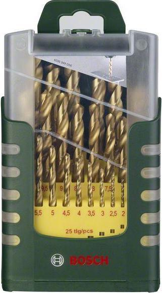 Productafbeelding Bosch Professional Zubehör Metaalboorset HSS-TiN Titanium. 19 stuks. (6 mm, 1 mm, 6,5 mm, 5,5 mm, 10 mm, 1,5 mm, 7 mm, 3 mm, 5 mm, 8,5 mm, 8 mm, 2,5 mm, 9 mm, 3,5 mm, 4,5 mm, 2 mm, 7,5 mm, 9,5 mm, 4 mm)