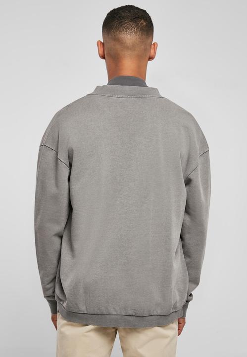 Actual product image Urban Classics Washed Sweat Bomber - 17020 (M)