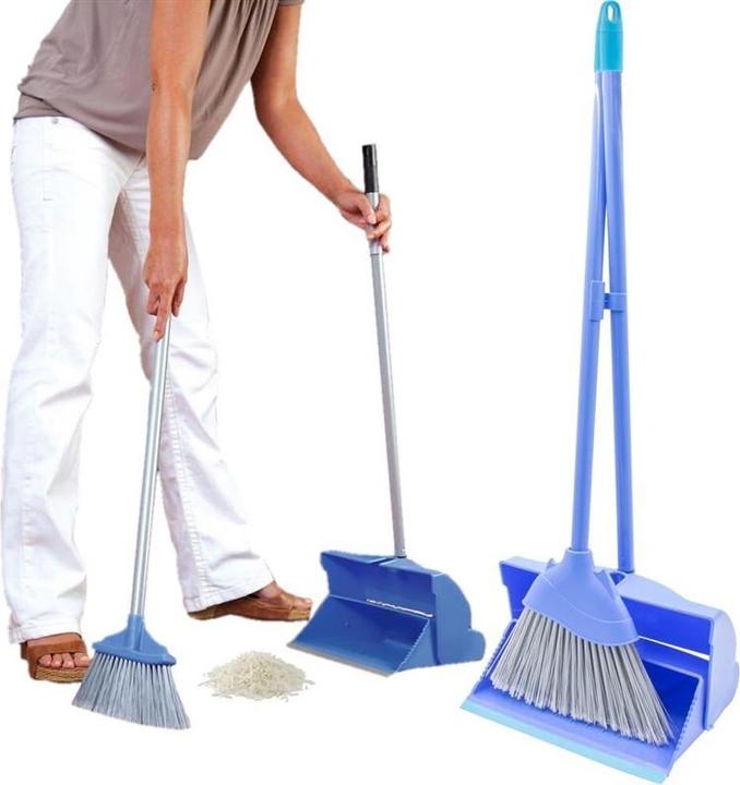Productafbeelding Spontex Bezem Met Schop Lange Steel (1 Pcs.)