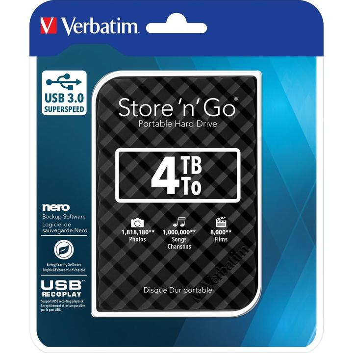 Productafbeelding Verbatim Store 'n' Go (4 TB)