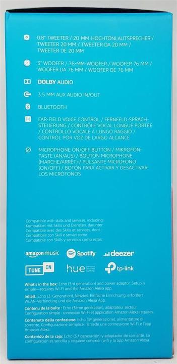 Image du produit Amazon Echo (3ème gène) (Amazon Alexa)
