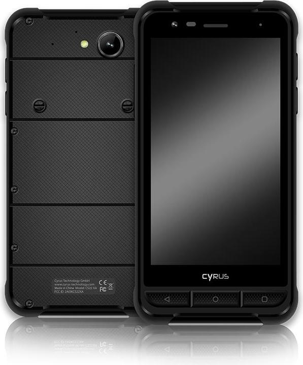 Cyrus CS22 XA (16 GB, Black, 4.70", Dual SIM, 13 Mpx, 3G)